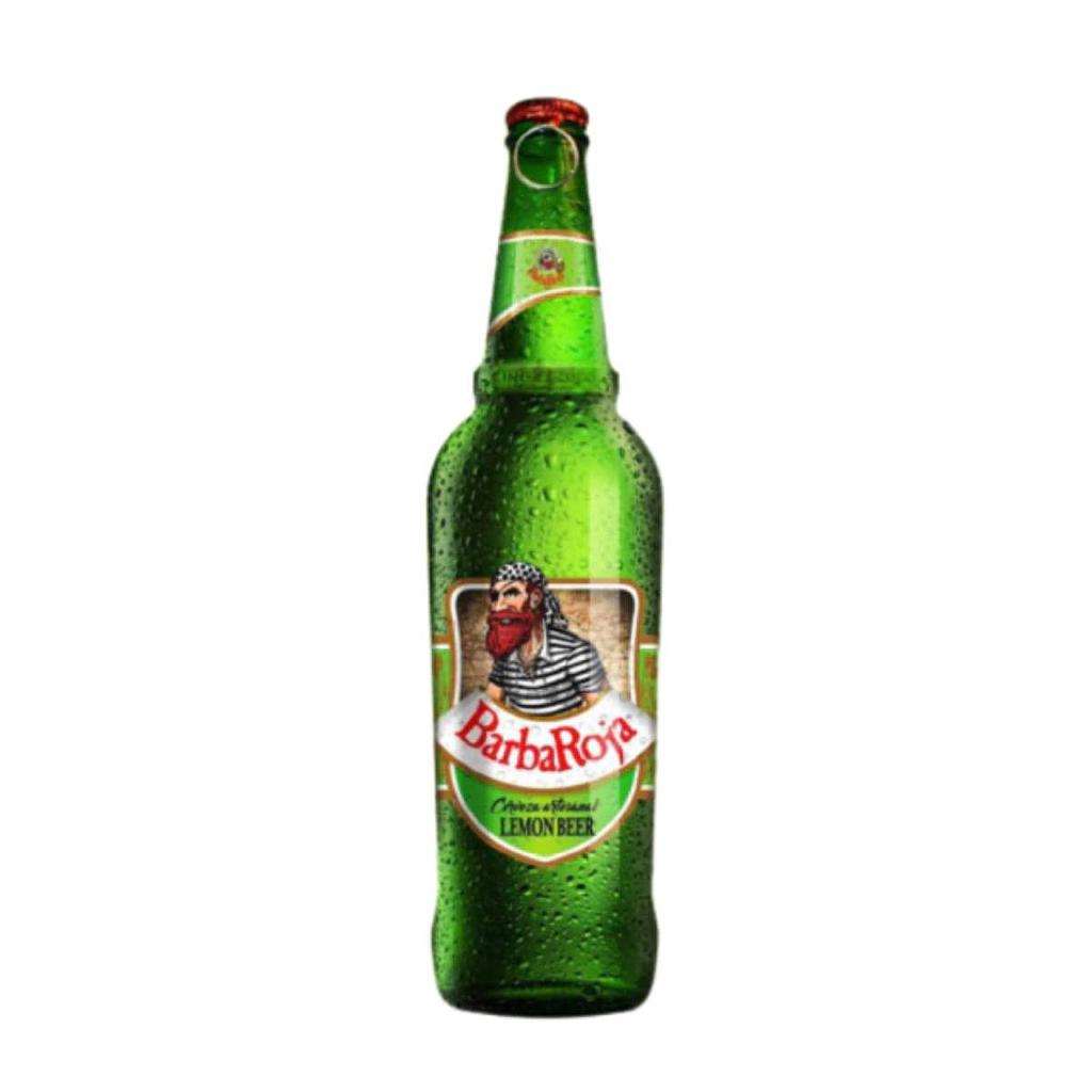 CERVEZA BARBAROJA LAGER LEMON 625 ML