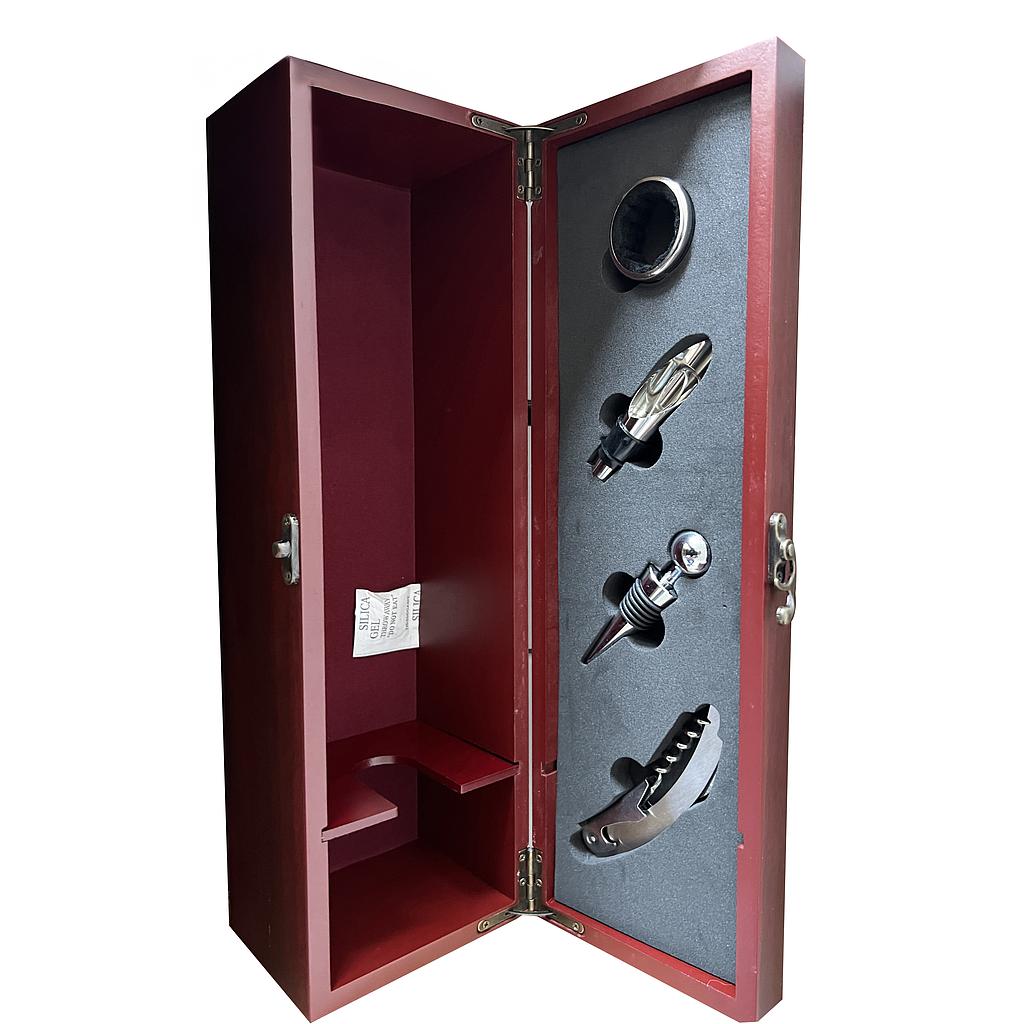 COFRE IBER 1 BOTELLA CON ACCESORIOS