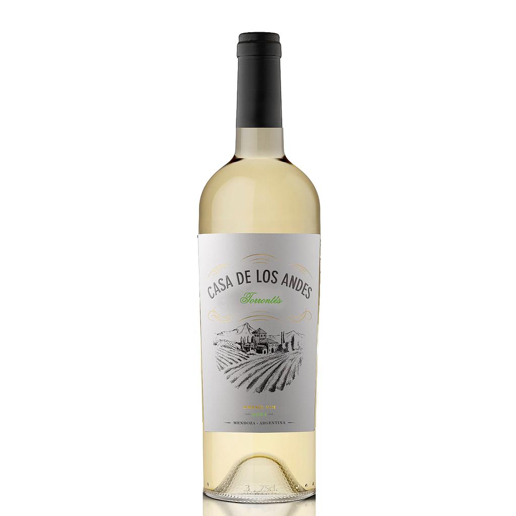 VINO CASA DE LOS ANDES TORRONTES 750 ML
