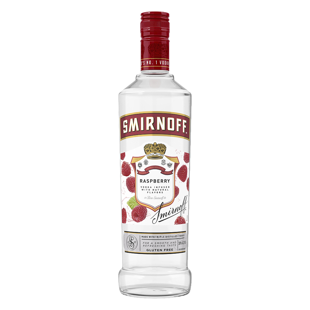VODKA SMIRNOFF RASPBERRY 700 ML
