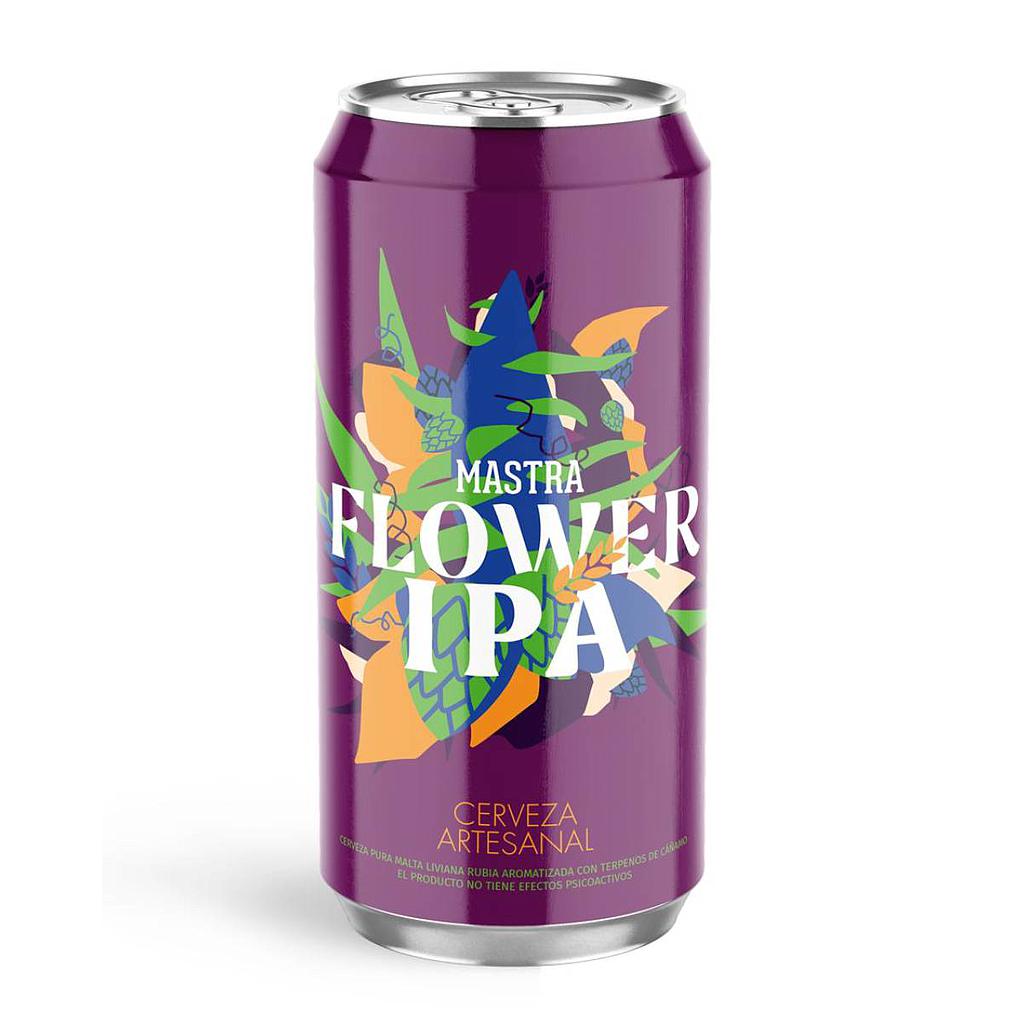 CERVEZA MASTRA FLOWER IPA LATA 473 ML