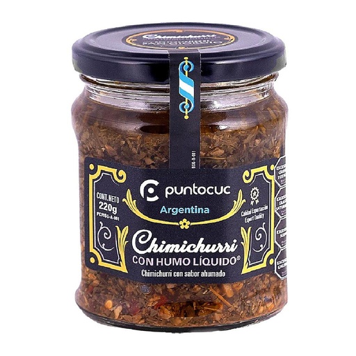 CHIMICHURRI CON HUMO LIQUIDO PUNTOCUC 190 GRAMOS