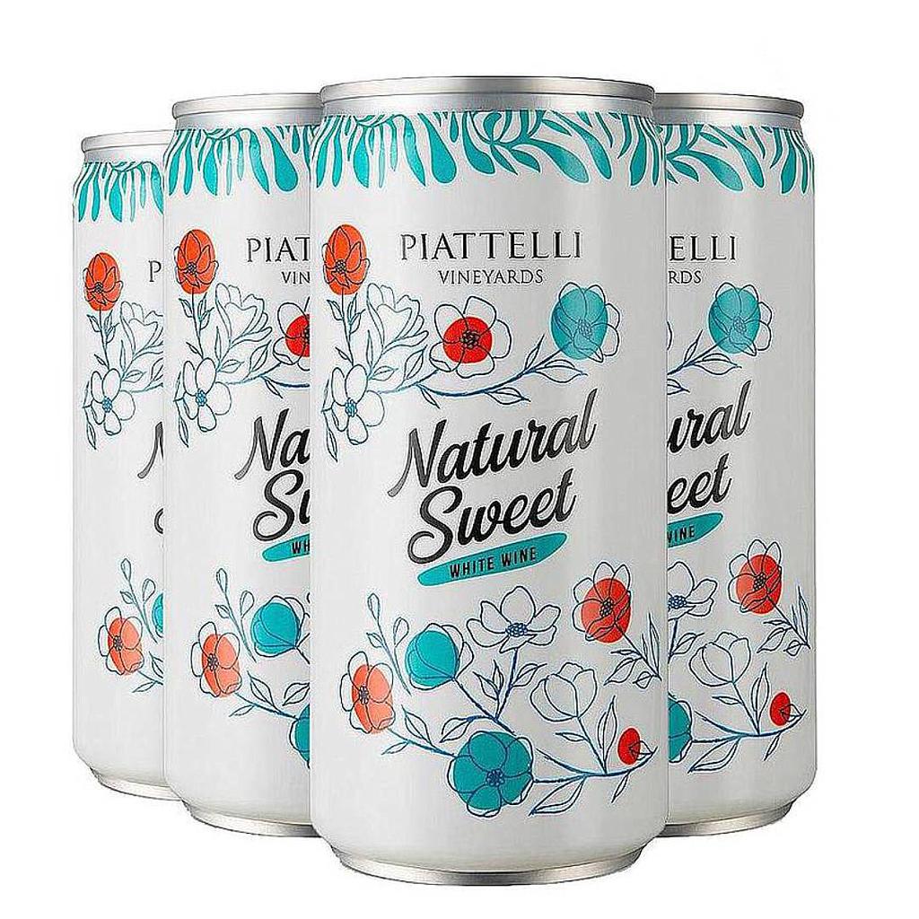VINO PIATTELLI DULCE NATURAL EN LATA 269 ML 4x3