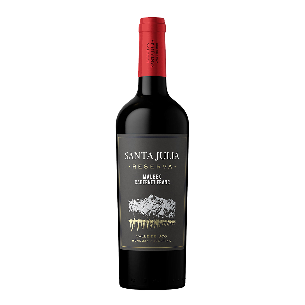 VINO SANTA JULIA RESERVA MALBEC CABERNET FRANC 750 ML