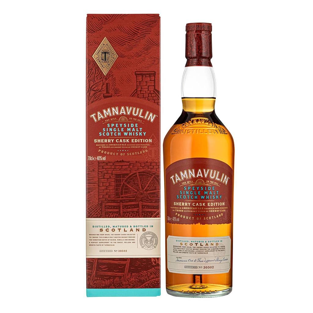 WHISKY DE MALTA TAMNAVULIN MALT SHERRY CASK 700 ML