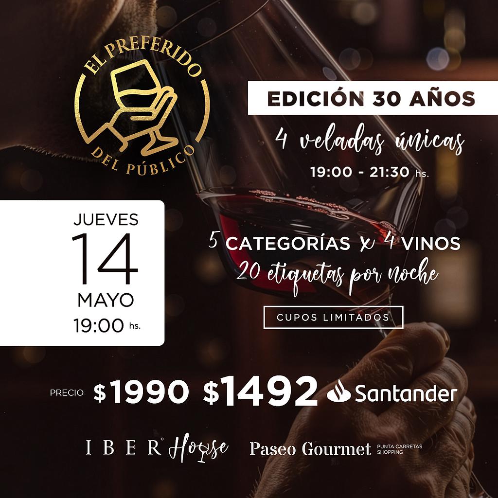 PREFERIDO DEL PUBLICO 14 DE MAYO