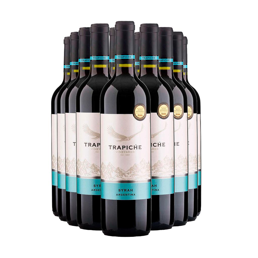VINO TRAPICHE SYRAH 750 ML X 12