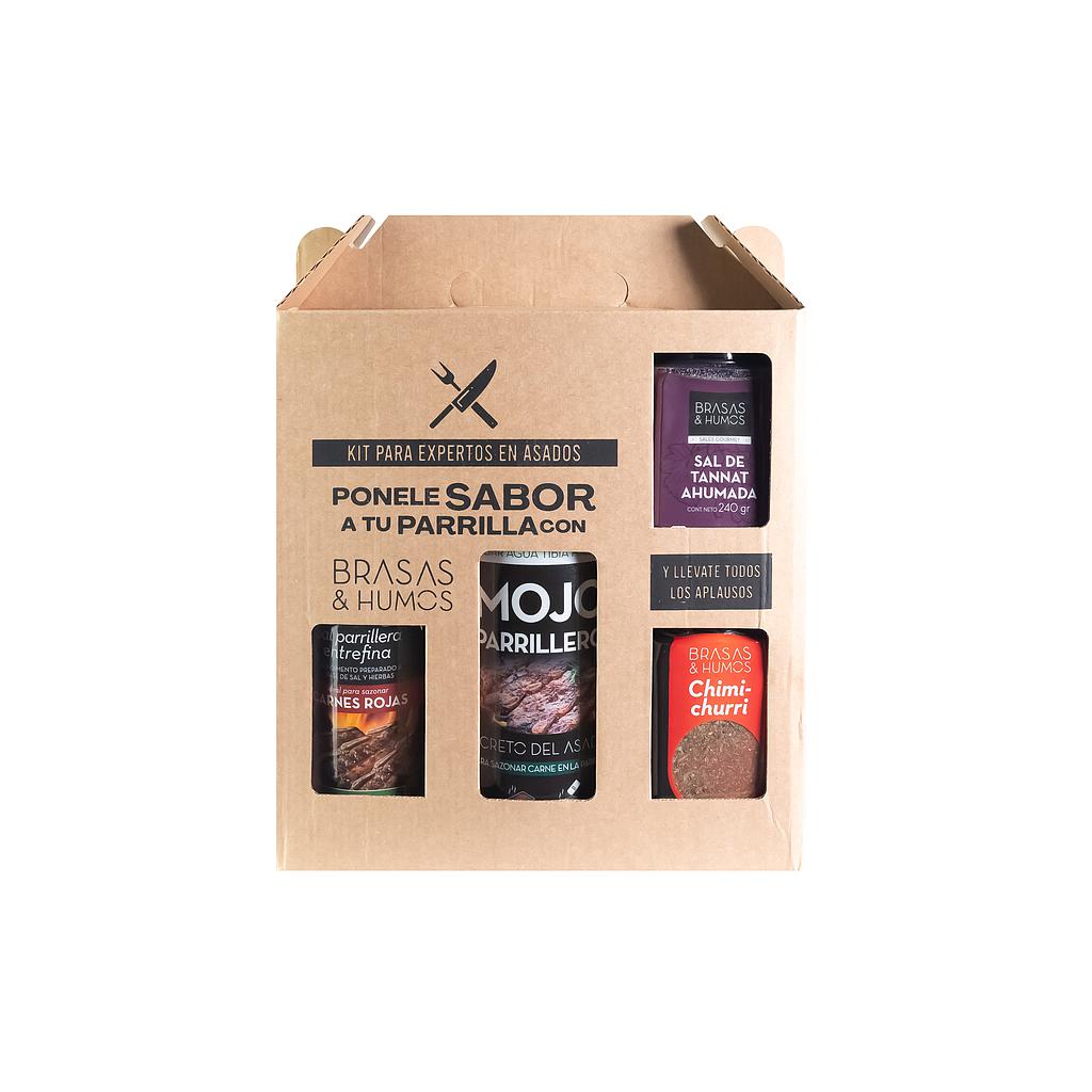KIT PARA ASADO BRASAS &amp; HUMOS