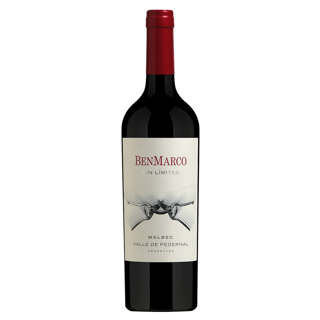 VINO BENMARCO SIN LIMITES MALBEC VALLE DE PEDERNAL 750 ML