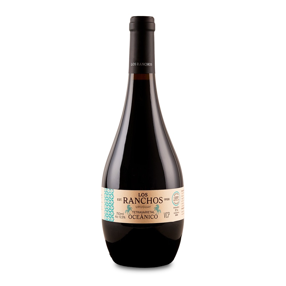 VINO LOS RANCHOS OCEANICO TINTO TETRAVARIETAL 750 ML