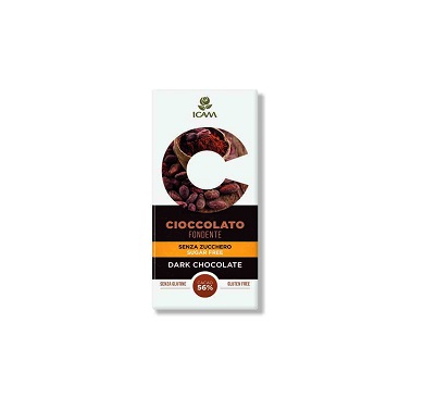 [2715] CHOCOLATE ICAM 56% CACAO DARK SIN AZUCAR 100 GRAMO