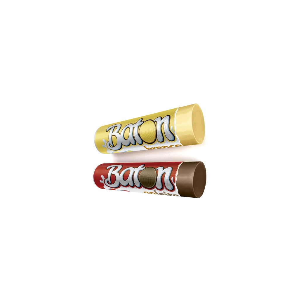 CHOCOLATE BATON BLANCO + LECHE GAROTO