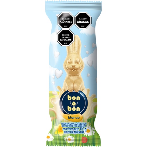 [35505] CONEJO BON O BON BLANCO 110 GRAMOS