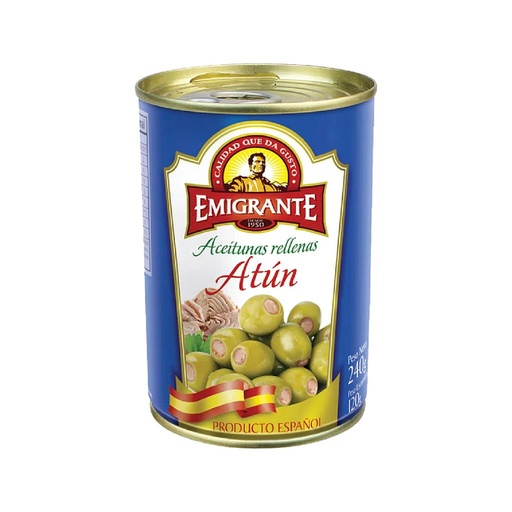 [1013] ACEITUNAS EL EMIGRANTE ATUN 240 GRAMOS