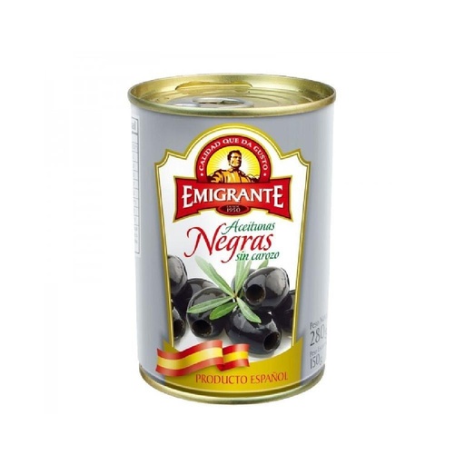 [414] ACEITUNAS EL EMIGRANTE NEGRAS 240 GRAMOS