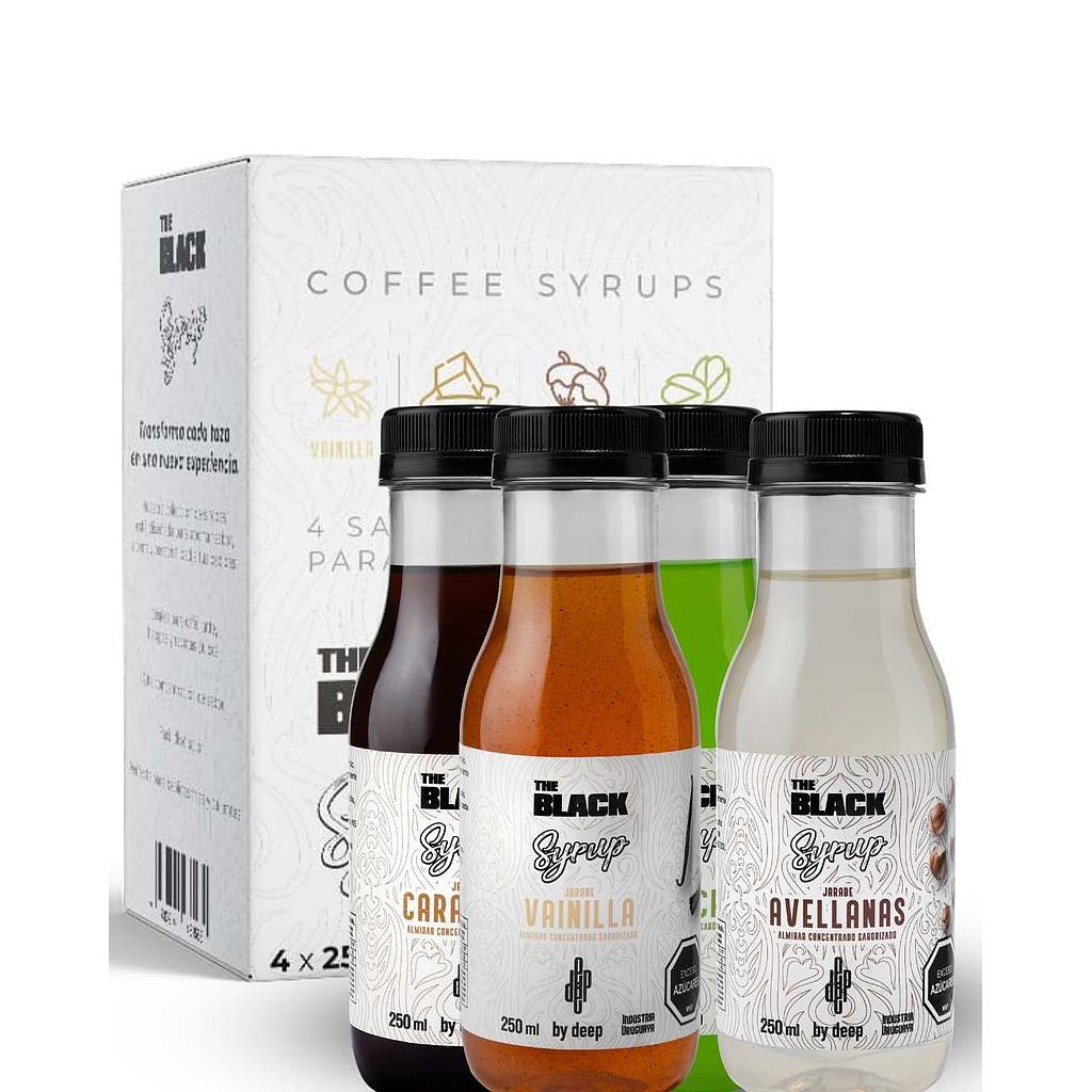 COLECCIÓN SIROPE THE BLACK 4 X 250ML