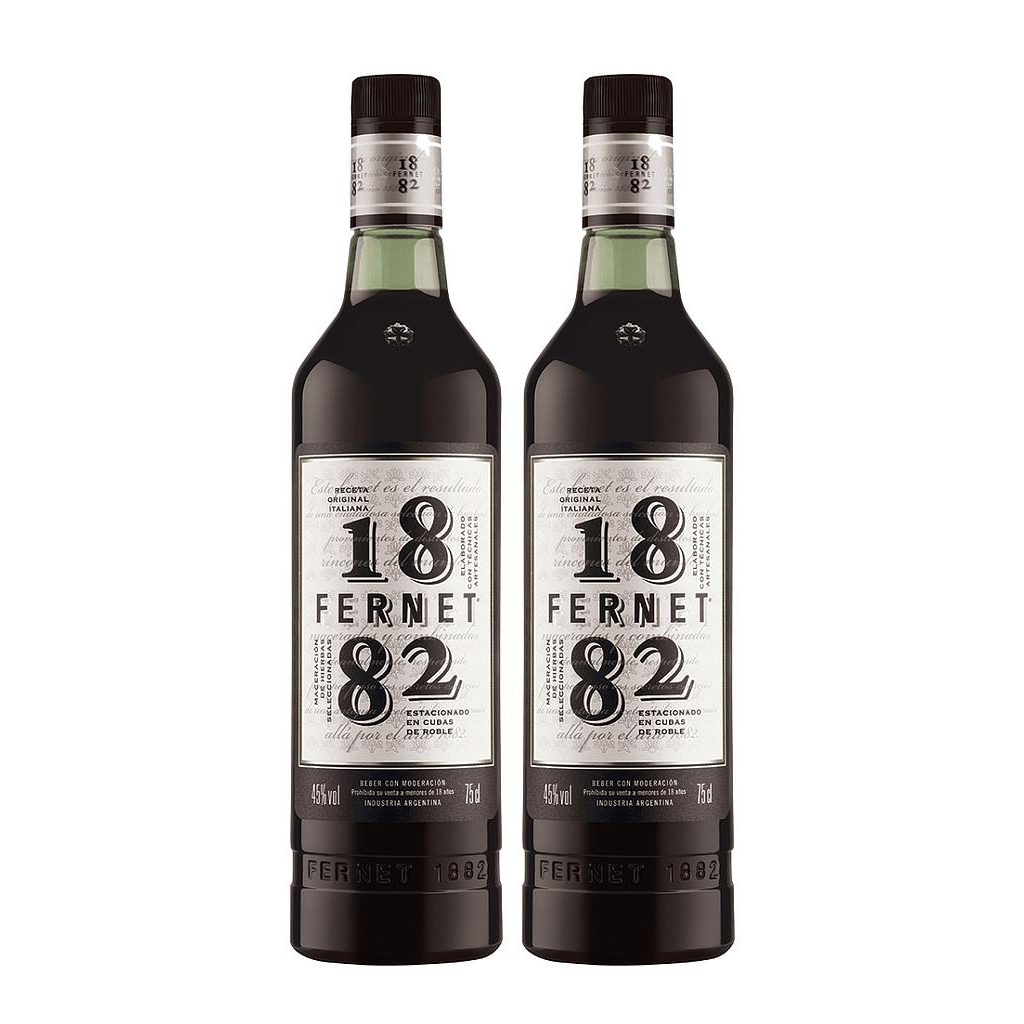 2 UNIDADES FERNET 1882 750 ML