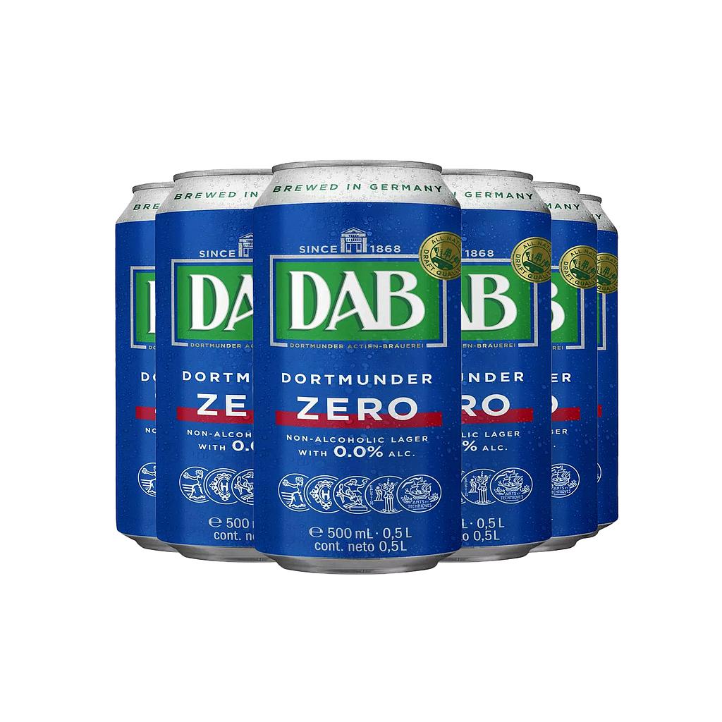 CERVEZAS DAB ZERO 0.0% 500 ML 6X5