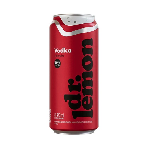 [32898] DR. LEMON VODKA LATA 473 ML