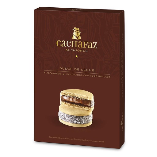 [32224] ESTUCHE CACHAFAZ ALFAJOR MAICENA X 6 UNIDADES 456 GRAMOS