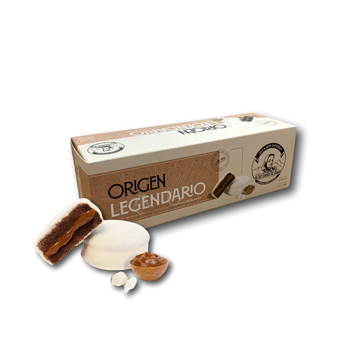 [31515] ESTUCHE SIERRAS DE MINAS ALFAJOR INTENSO CHOCOLATE BLANCO X6