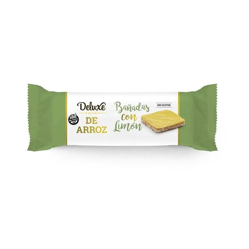 GALLETA  DE ARROZ DELUXE  BAÑADA EN LIMON SIN GLUTEN  108 GRAMOS