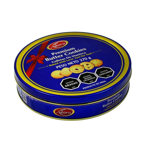 [34488] GALLETAS BUTTER COOKIES ADORO 270 GRAMOS