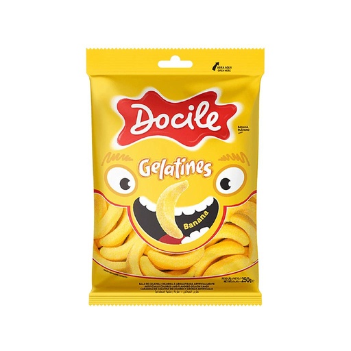 [30934] GELATINAS PLATANOS DOCILE 250 GRAMOS