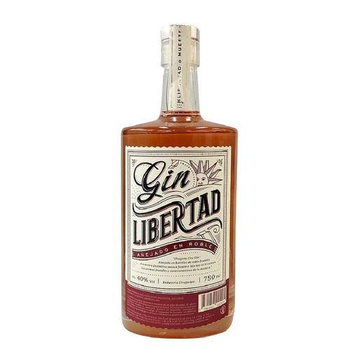 [32914] GIN LIBERTAD AÑEJADO EN ROBLE 750 ML
