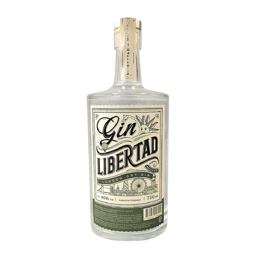 [32913] GIN LIBERTAD LONDON DRY 750 ML