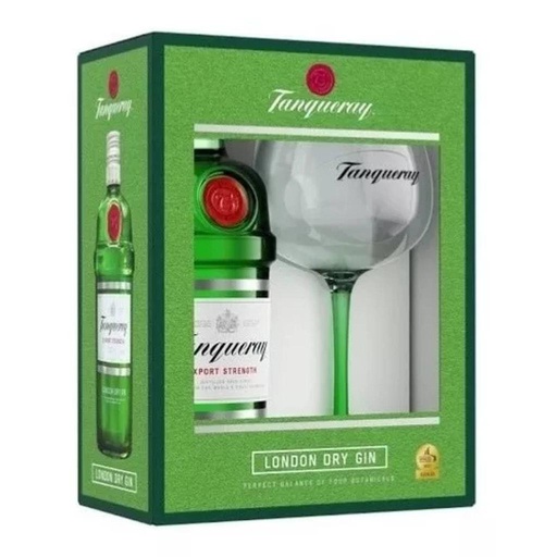 [34281] GIN TANQUERAY 750 ML+ COPA