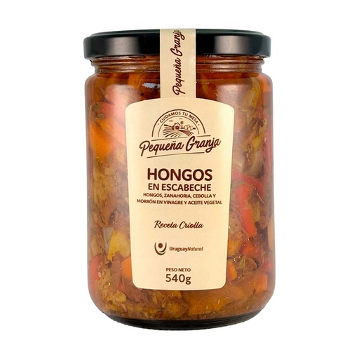 [35872] HONGOS EN ESCABECHE PEQUEÑA GRANJA 540 GRAMOS