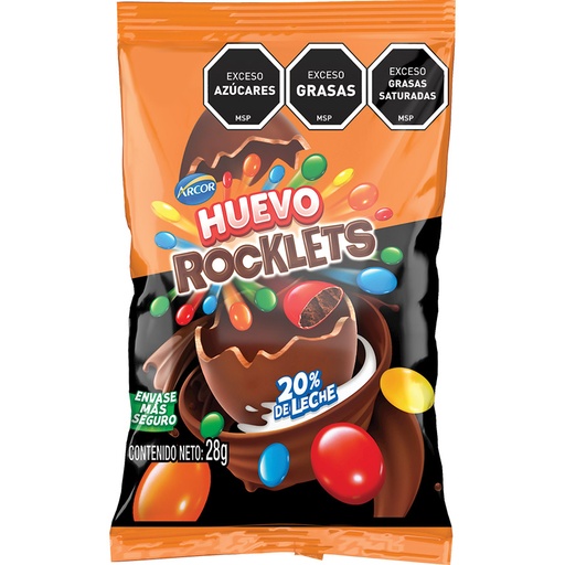 [35513] HUEVO DE PASCUA ROCKLETS 28 GRAMOS