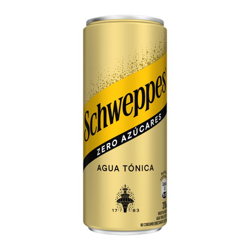 LATA SCHWEPPES TONICA ZERO 310 ML