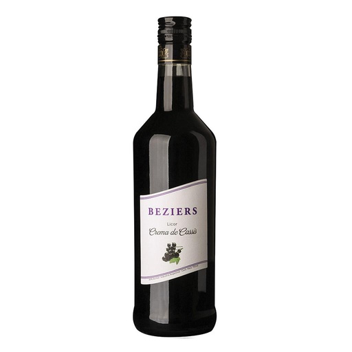 [1703] LICOR BEZIERS CREMA DE CASSIS 750 ML