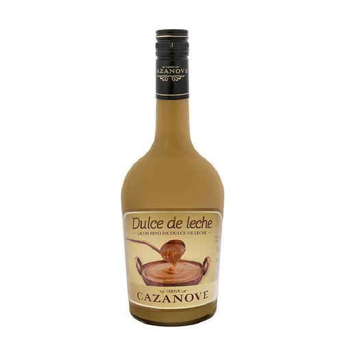 LICOR CAZANOVE DULCE DE LECHE 700 ML