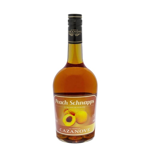 [1071] LICOR CAZANOVE DURAZNO 700 ML