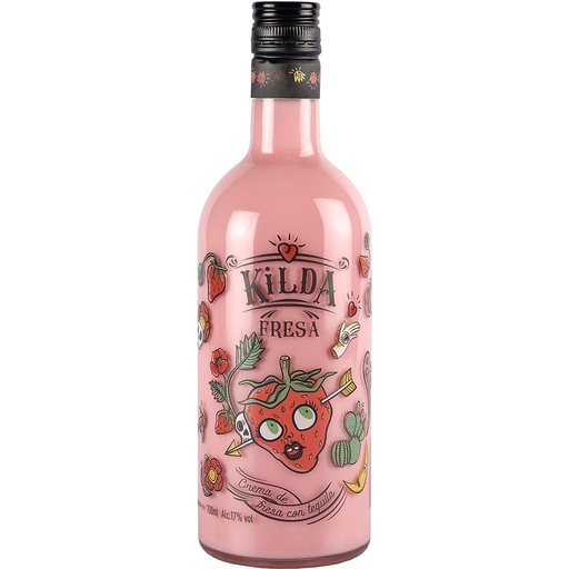 LICOR KILDA FRESA CON TEQUILA 700 ML