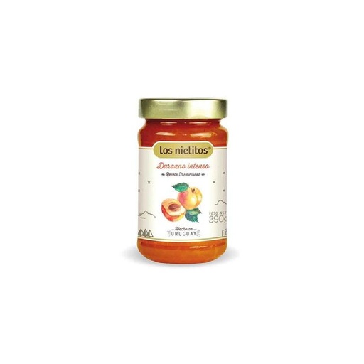 [30345] MERMELADA DE DURAZNO INTENSA LOS NIETITOS 390 GRAMOS