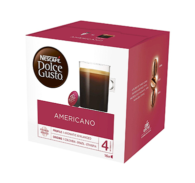 [392] NESCAFE DOLCE GUSTO AMERICANO 128 GRAMOS