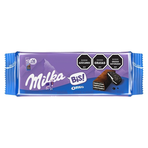 [35622] OBLEA BAÑADA MILKA BIS OREO 105.6 GRAMOS