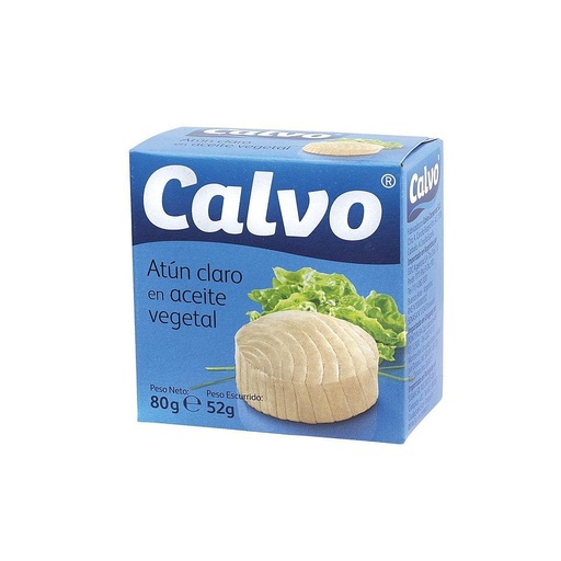 [31611] ATUN CALVO EN ACEITE 80 GRAMOS
