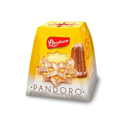 PANDORO BAUDUCCO SIN FRUTAS 500 GRAMOS