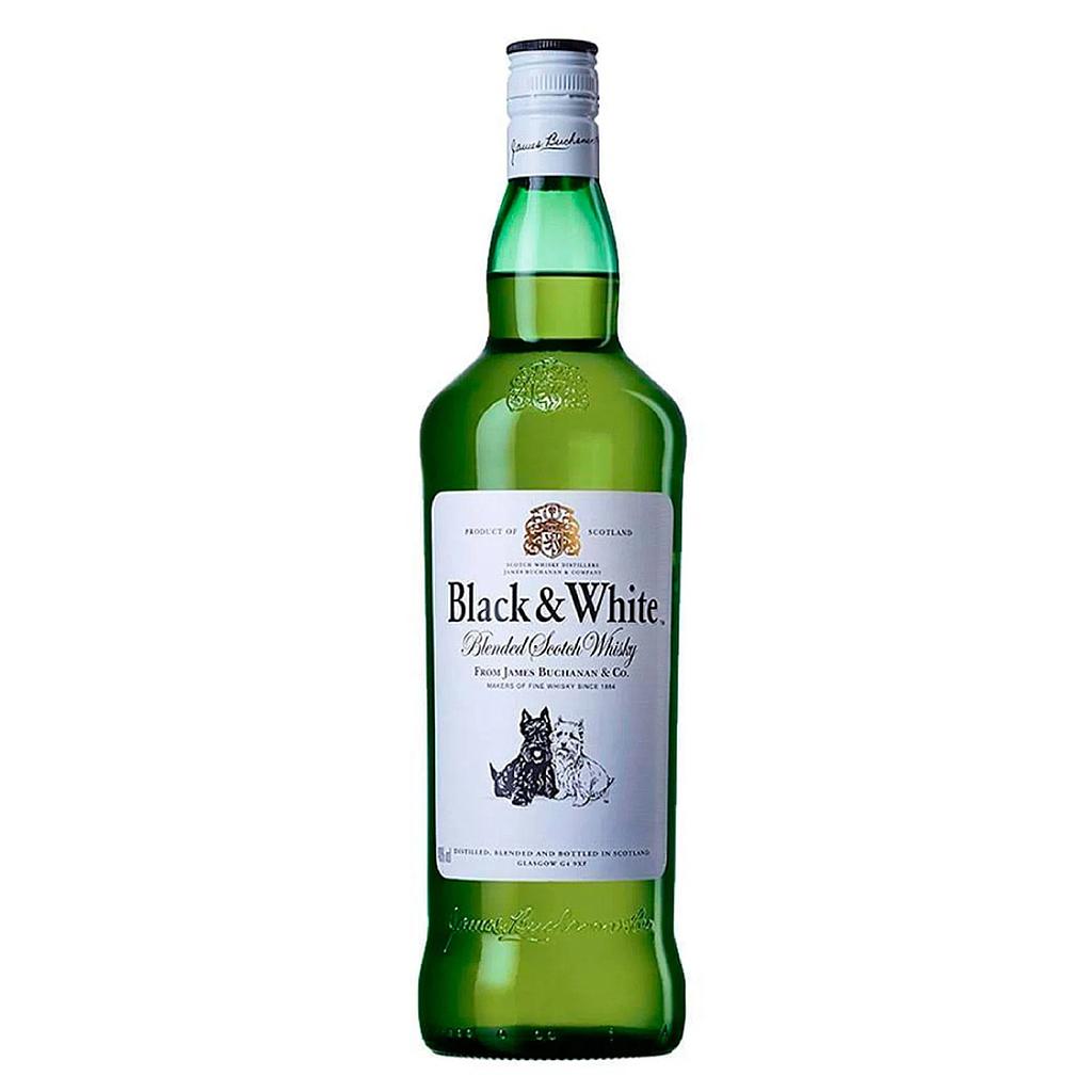 WHISKY ESCOCES BLACK &amp; WHITE 1 LITRO