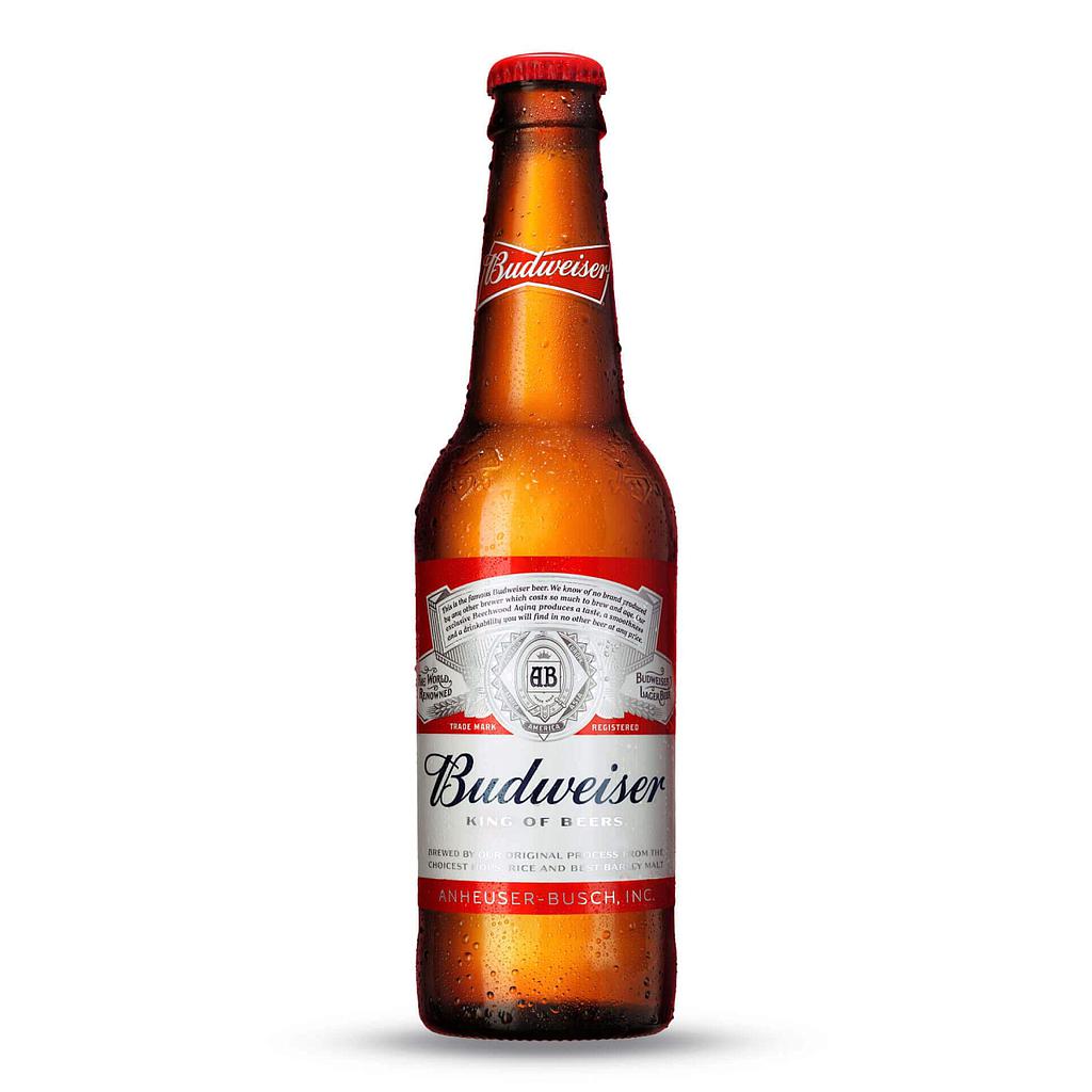 CERVEZA BUDWEISER BOTELLA 355 ML