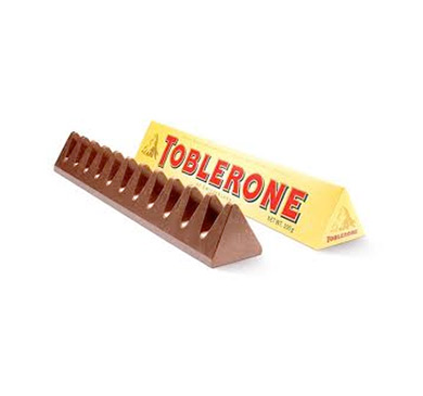 CHOCOLATE SUIZO TOBLERONE 200 GRAMOS