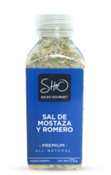 [30970] SAL GOURMET SHIO MOSTAZA Y ROMERO 175 GRAMOS