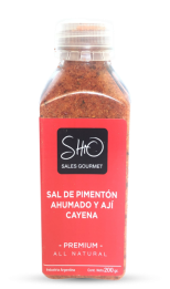 SAL GOURMET SHIO PIMENTON Y AJI CAYENA 200 GRAMOS