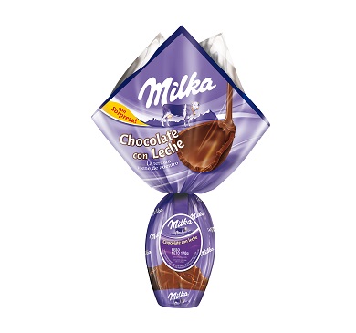HUEVO DE PASCUA MILKA LECHE 157 GRAMOS