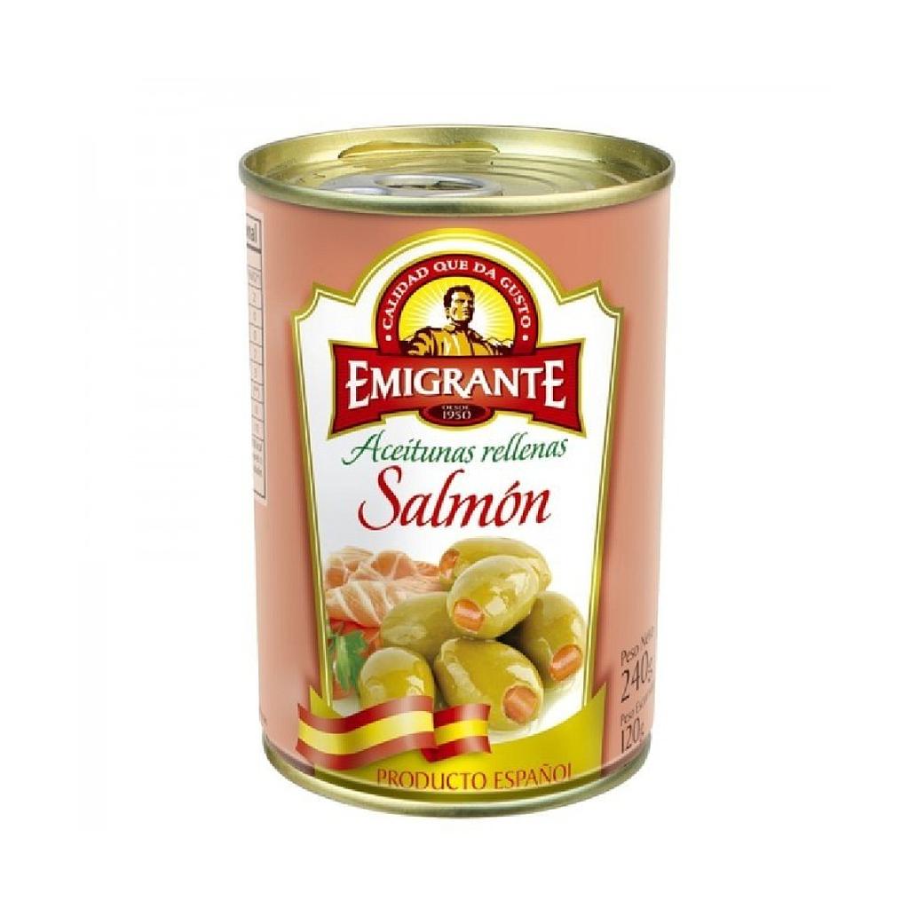 ACEITUNAS EL EMIGRANTE SALMON 240 GRAMOS